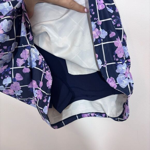 Peter Millar Performance Alice Petal Hem Picnic Floral Golf Skort NEW Medium - Picture 10 of 15